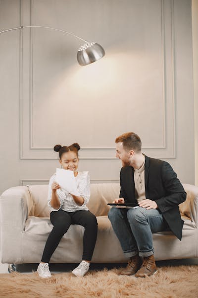 Child speaking with confidence
